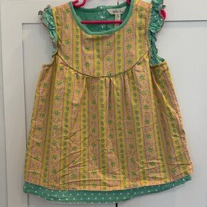 Matilda Jane Teal and Yellow Floral Dress